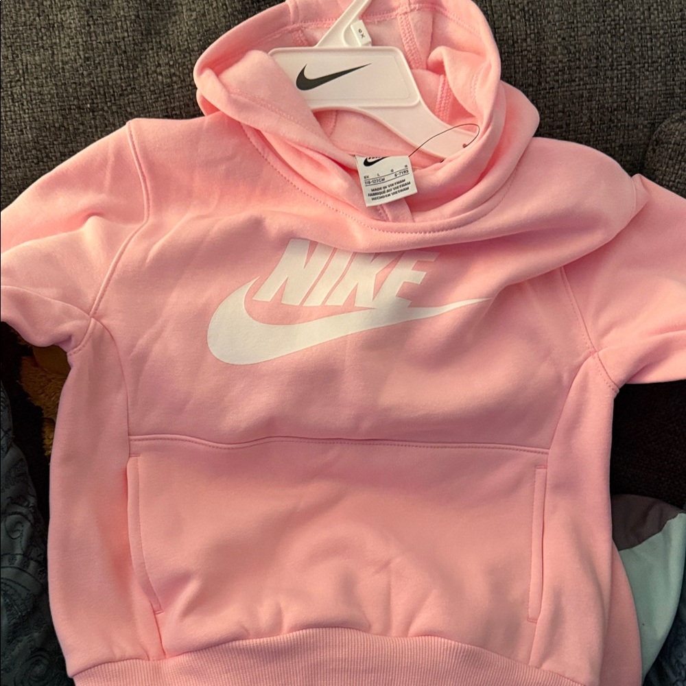 Nike Kids Light Pink Hoodie Set